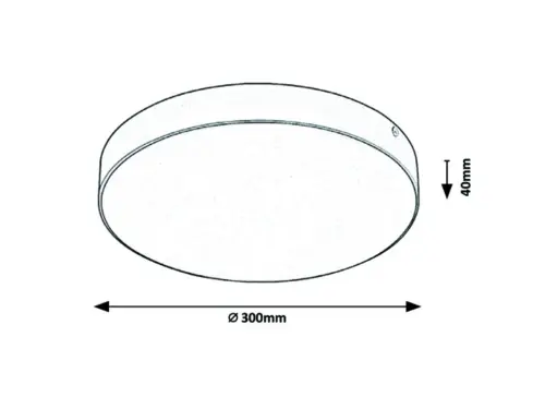 Záhradné svietidlo Rabalux 7898 24W 2500lm 2800-4000-6000K IP44